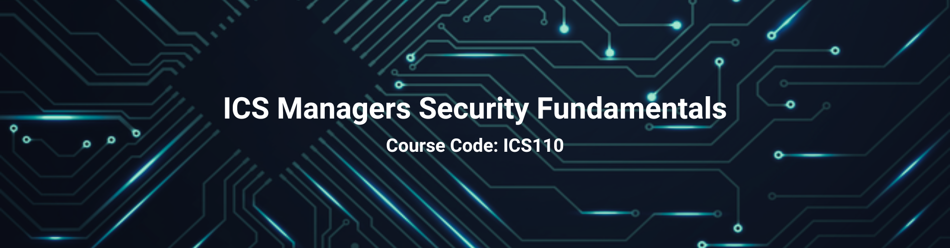 ICS110 New Header Course Page